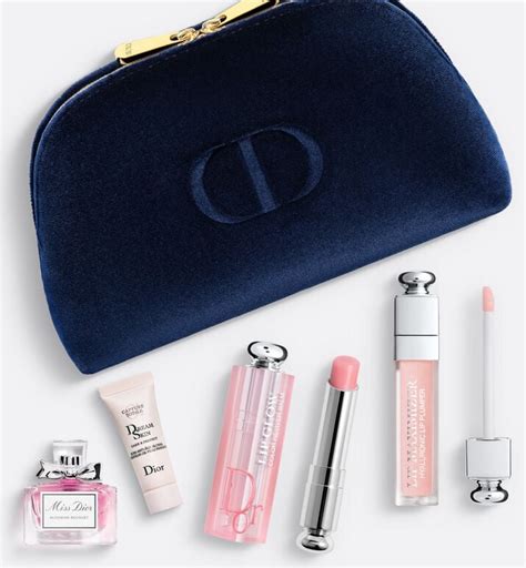 dior gift set with makeup bag